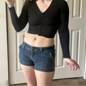 Low rise Guess mini shorts